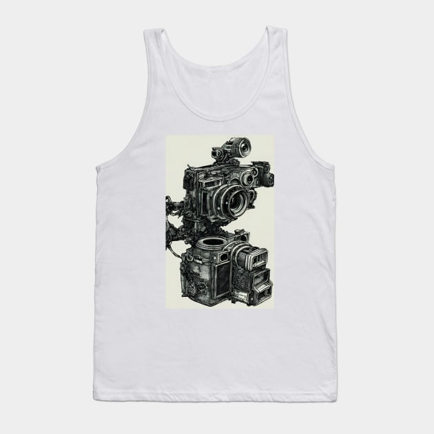 Frankenstein’s Camera Tank Top by BryanWhipple